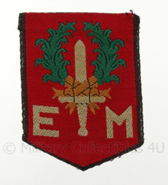 KL DT embleem "EM Eerste divisie 7 december" - vorig model  - gevouwen - origineel