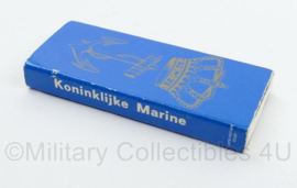 KM Koninklijke Marine lucifers in doosje met logo - 6 x 2,5 cm - origineel