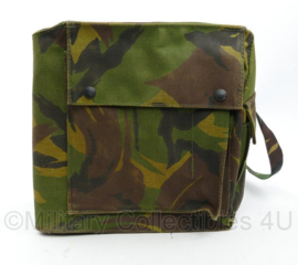 KL Nederlandse leger AMF12 gasmaskertas woodland camo - met draagriemen - origineel