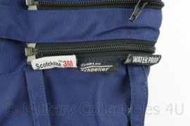 Damen blauwe motorbroek met bovenstuk - maat 51 - origineel