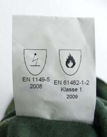 Defensie brandwerende balaclava protex katoen carbon sage green - one size - origineel