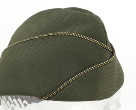 WO2 US officer schuitje OD Green with black/gold piping - maat 58 of 59 cm - replica