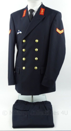 KM Marine Korps Adelborsten uniform jas en broek met parawing - Korporaal-Adelborst - maat 51 3/4 - origineel