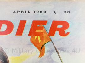 The British Army Magazine Soldier April 1959 - 30 x 22 cm - origineel