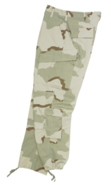 US Army en Korps Mariniers Desert camo trouser - maat Large-Regular - gedragen - origineel