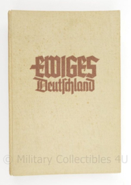Boek Ewiges Deutschland met persoonlijk tekst Weihnachten 1938 - origineel