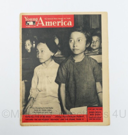 WO2 US Young America The National News Weekly for Youth Magazine tijdschrift - October 12, 1944 - 34,5 x 27 cm - origineel