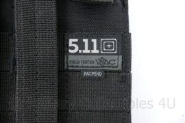 KMAR en politie double Mag pouch M4 C7 C8  zwart - merk 5.11 - 15,5 x 3,5 x 20 cm - origineel