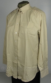 Dames blouse khaki - lange mouw - dames maat 32 tm. 35 - origineel