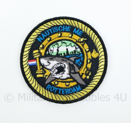 Nederlandse Politie Nautische ME Rotterdam embleem - met klittenband - diameter 9 cm