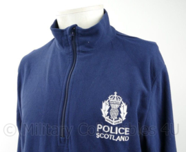 Police Scotland blauwe rolkraag trui - maat Large - gedragen - origineel