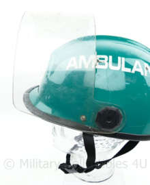 Mersey Regional Ambulance Service Rescue helm - blauw/groen - verstelbaar maat 54 - 62 cm - origineel
