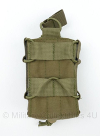 Defensie Molle M4 C7 C8 Magazine pouch single green - 7x3x11 cm - licht gebruikt - origineel