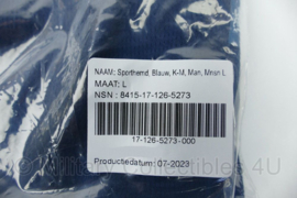 Sporthemd blauw Korte mouw - model 2023 tot heden - maat Medium  - nieuw in de verpakking - origineel