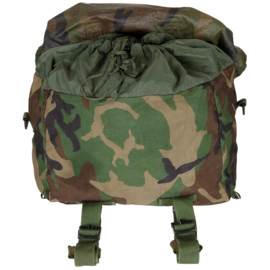 US Army Woodland molle sleeping bag pouch - origineel US Army
