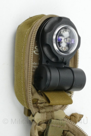VIP Signal light 5 LED met Tactical Tailor USA Coyote belt pouch - nieuw   - origineel