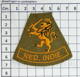 KNIL Nederlandse leger  embleem Mouwleeuw Ned. Indie