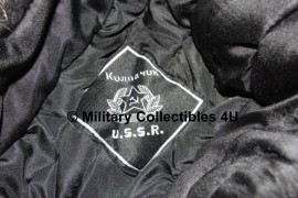 Bontmuts USSR met ster - Khaki -  met Russisch insigne voorop - maat 55 of 57