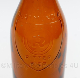 WO2 Duitse 1938 bierfles Dortmunder Ritter Bier fles 0,5 l gemaakt in 1938 beugelfles - origineel