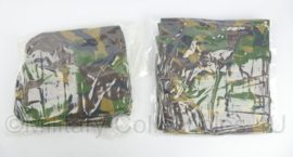 Defensie NBC M2000 parka en broek - woodland camo - NIEUW geseald - maat Medium Long - origineel