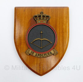 Wandbord 14 AFDLUA Afdeling Luchtdoelartillerie - 14 x 1,5 x 17,5 cm - origineel