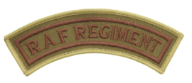 Royal Air Force Regiment (R.A.F. REGIMENT) Cloth Shoulder Title - 12 x 3 cm. - origineel