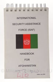 ISAF Handbook for Afghanistan - origineel
