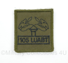 Defensie 105 LUABT 105 Luchtdoelartilleriebatterij borstembleem - met klittenband - 5 x 5 cm - origineel