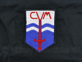 Defensie halsdoek CVM Commando Centrale Verzorging Militairen -  34 x 21 cm - zwart - origineel