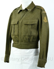 Genietroepen MVO Battledress jaren 50 Rang eerste Luitenant Maat 48 1/4 - Origineel