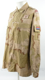 KL Nederlandse leger 13(NLD)BG RSPB Regiment Infanterie Oranje Gelderland basis jas Desert camo - maat 8000/9095 - gedragen - origineel