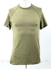Defensie NFP mono shirt hemd korte mouw Groen, mannen vocht regulerend warm weer - licht gedragen - maat Large -  origineel