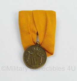 Koninklijke Marine Trouwe dienst medaille Bronze - 7 x 4,5 cm - origineel