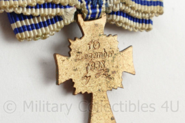 WO2 Duits miniatuur Mutterkreuz im bronze met lint - origineel