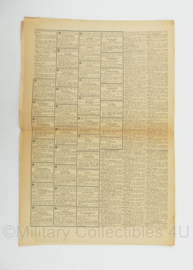WO2 Duitse krant Frankische Tageszeitung nr. 40 17 februari 1944 - 47 x 32 cm - origineel
