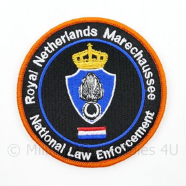 KMAR Royal Netherlands Marechaussee National Law Enforcement embleem - met klittenband - 9 cm. diameter