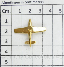 KLU Koninklijke Luchtmacht vliegtuig speldje - 3 x 2,5 cm - origineel