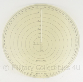 KL Landmacht tactische tekens hoekmeter en orientatie schijf  - set van 2 - origineel