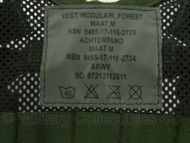 Korps Mariniers Modulair gevechtsvest - Forest Camo - zonder tassen - maat LARGE - origineel