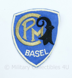 CPM Basel embleem -  8,5 x 7 cm - origineel