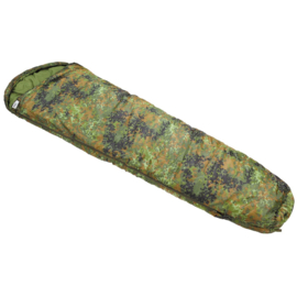 Mummie slaapzak - tot -10 graden - 1950 gram - Flecktarn