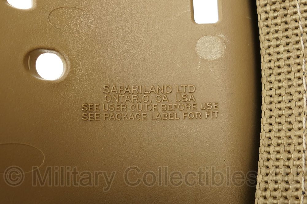 Defensie Safariland Coyote beenpaneel voor holster -origineel