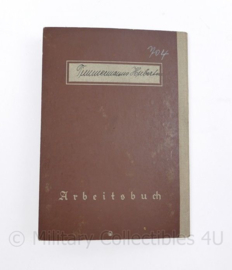 Wo2 Duits Arbeitsbuch uit 1935 - 10,5 x 15,5 cm - origineel