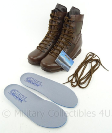 Korps Mariniers Meindl JUNGLE MASAI schoenen Jungle hoog model Bruin leder Meindl Laars gevecht jungle bruin  - ongebruikt met doos - origineel KL - maat 10,5 W5 290B= 45 voor brede voet