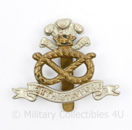 WW2 British cap badge North Staffordshire Regiment - 5,5 x 5 cm - origineel