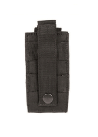 Magazijntas Single Magazin pouch koppeltas - MOLLE draagsysteem - 6 x 2 x 12 cm - ZWART