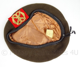 KL Nederlandse leger baret - Regiment Infanterie Chassé - maat 57 of 58  cm - origineel