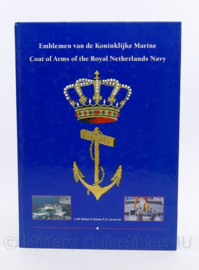 Naslagwerk KM Emblemen van de Koninklijke Marine  - licht gebruikt - 21,5 x 1,5 x 30,5cm