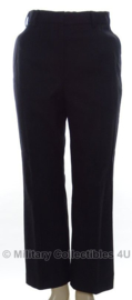 Britse zwarte wollen broek - size 12S (waist 71cm / inleg 74cm) - origineel