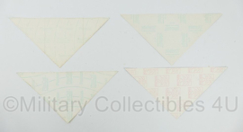 Defensie afzetting stickers Bio Atom Gas set - 27,5 x 14 cm - origineel